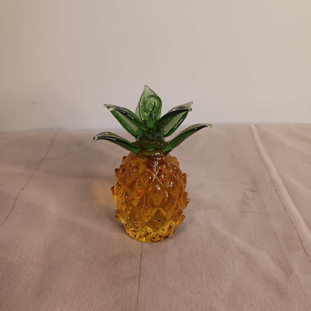Hallmark 2020 Sweet Welcome Celebrations Glass Pineapple.